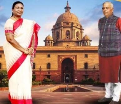 রাউন্ডেও এগিয়ে এন ডি এ প্রার্থী