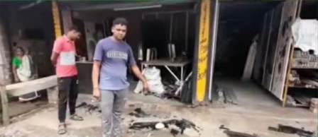 জমি মাফিয়ার তান্ডবে আতঙ্ক পরিবার