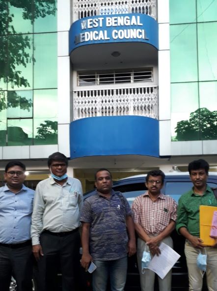 মেডিকেল কাউন্সিল নির্বাচনে স্বচ্ছ গণনার দাবিতে ডেপুটেশন