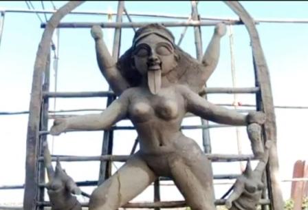 মুসলিম মহিলার হাতে প্রতিষ্ঠিত কালী পুজো