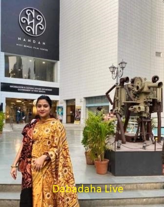 বর্ষ বরণে মৌবনীর আবৃত্তি অবনীন্দ্র সভাগৃহে