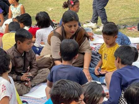 মহিলাদের স্বনির্ভর ও শিশুদের আত্মরক্ষা সচেতন শিবির  