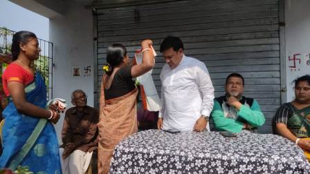 পঞ্চায়েত নির্বাচনের আগেই ঢালাই রাস্তা