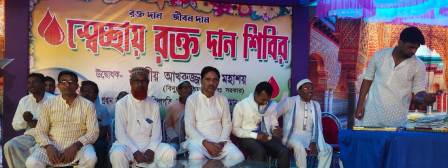 খোদারামপুর গ্রামে রক্তদান শিবির