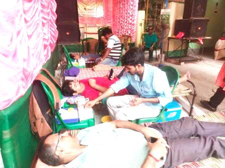 রক্তদান শিবির ও অঙ্কন প্রতিযোগিতা