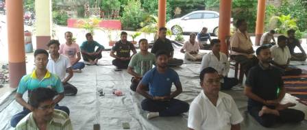 হাবড়ায় বিশ্ব যোগ দিবস পালন