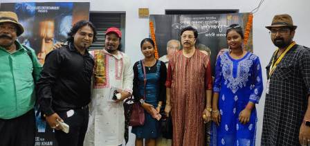 লালুর ছবির মহড়া ব্যারাকপুর জয়ন্তী মাল্টিপ্লেক্সে