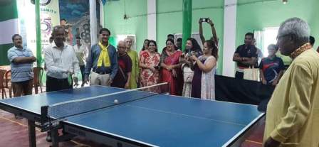 আর্য সমিতির বর্ষপূর্তিতে রাজ্য টেবিল টেনিস প্রতিযোগিতা