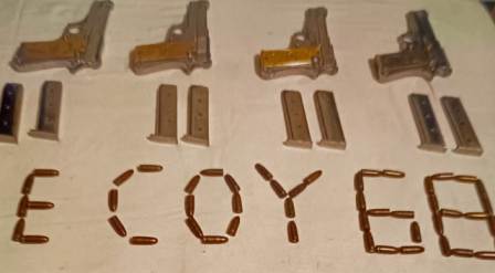 পাচারের পূর্বে সীমান্ত থেকে উদ্ধার অস্ত্র