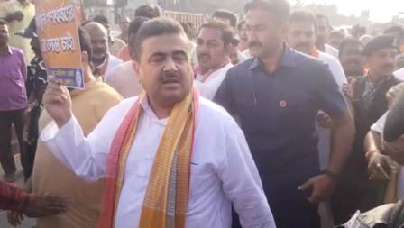 কামদুনি কান্ডে সিবিআই তদন্তের দাবিতে বিজেপি-র মিছিলে