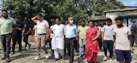 ছট পুজোর ঘাট পরিদর্শনে মেয়র