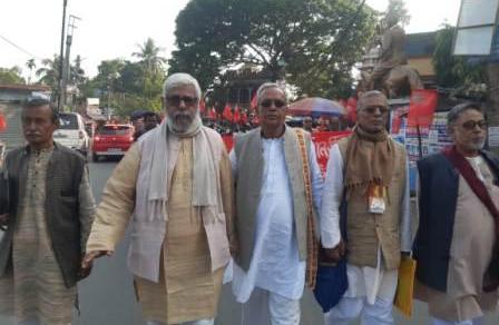 সংযুক্ত কৃষাণ সভার রাজ্য সম্মেলন স্বরূপনগরে