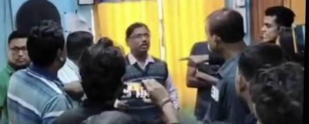 চাল চুরির অভিযোগে বিক্ষোভ