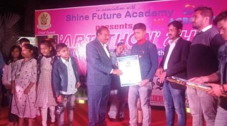 আর্ট ম্যারাথন ভারত ওয়ার্ল্ড রেকর্ডে শিলিগুড়ি