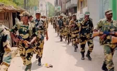 ৭ম দফায় সর্বাধিক কেন্দ্রীয় বাহিনী কলকাতায়