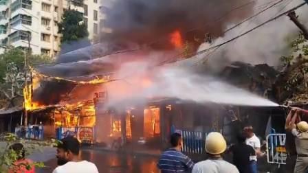 ভয়াবহ আগুনের গ্রাসে সান্ধ্য বাজার