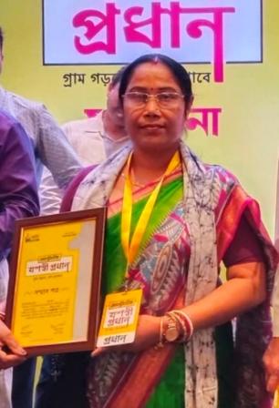 যশস্বী প্রধানে ভূষিত হাবড়ার ঝুমা ঘোষ