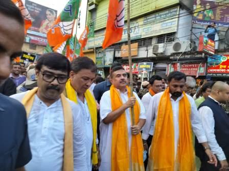 কন্যা সুরক্ষা যাত্রায় বিজেপির মহা মিছিল