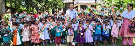 দত্তপুকুর কিশলয়ে স্বাধীনতা দিবস পালন