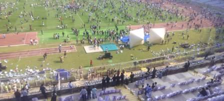 যুবভারতী ক্রীড়াঙ্গনে মেসি দর্শনে আশাভঙ্গ