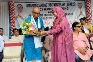 কঠিন বর্জ্য ব্যবস্থাপনার নির্মাণের  শিলান্যাস দিগবেড়িয়ায়