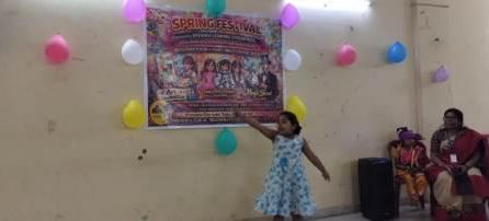 বেসরকারী স্কুলের আয়োজনে বসন্ত উৎসব