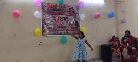 বেসরকারী স্কুলের আয়োজনে বসন্ত উৎসব