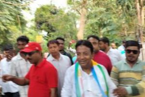 মনোনয়নে বারাসাতে দেগঙ্গা বিধানসভার আই এস এফ  প্রার্থী 