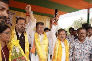 বিজেপির বিজয় সংকল্প সভায় তৃণমূলকে কটাক্ষ দেবদাসের